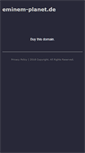 Mobile Screenshot of eminem-planet.de